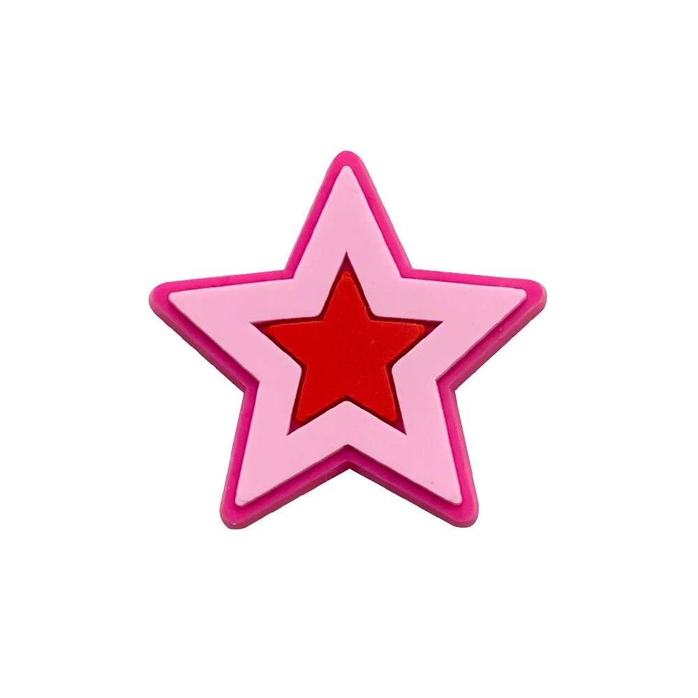 1-18Pcs Stay Wild Moon Child PVC Shoe Charms Cherry Star Woman Clogs Buckle Accessories - Pretty Espen$ive