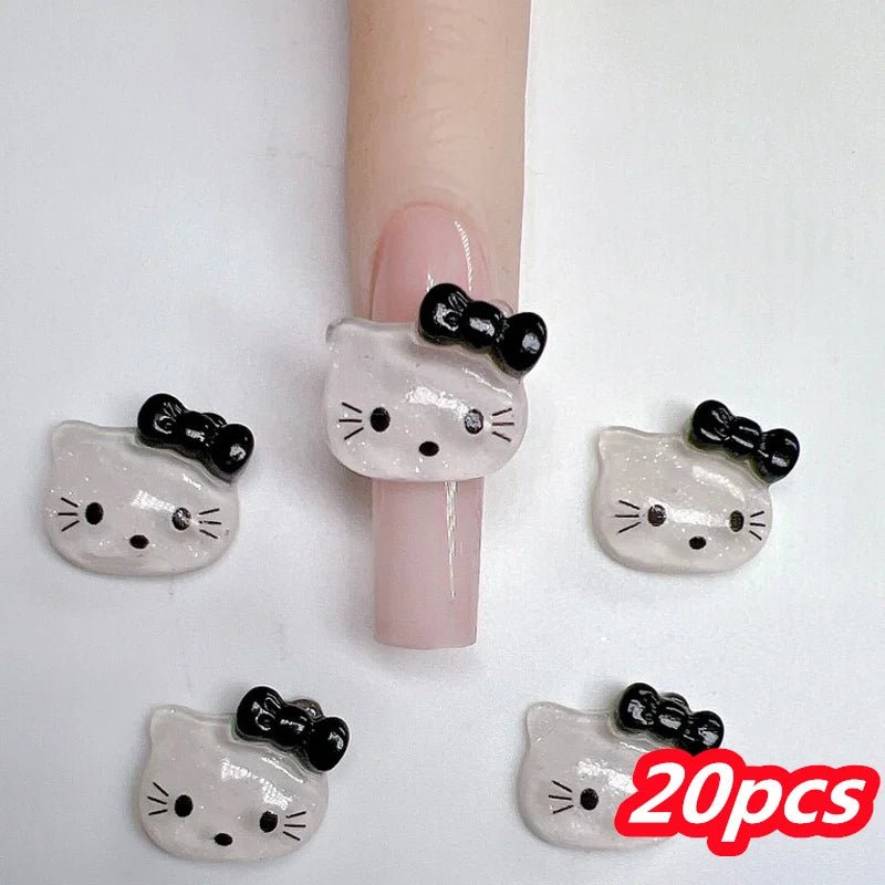 10Pcs 3D Cartoon Characters Nail Art Decorations 🥹 - Pretty Espen$ive