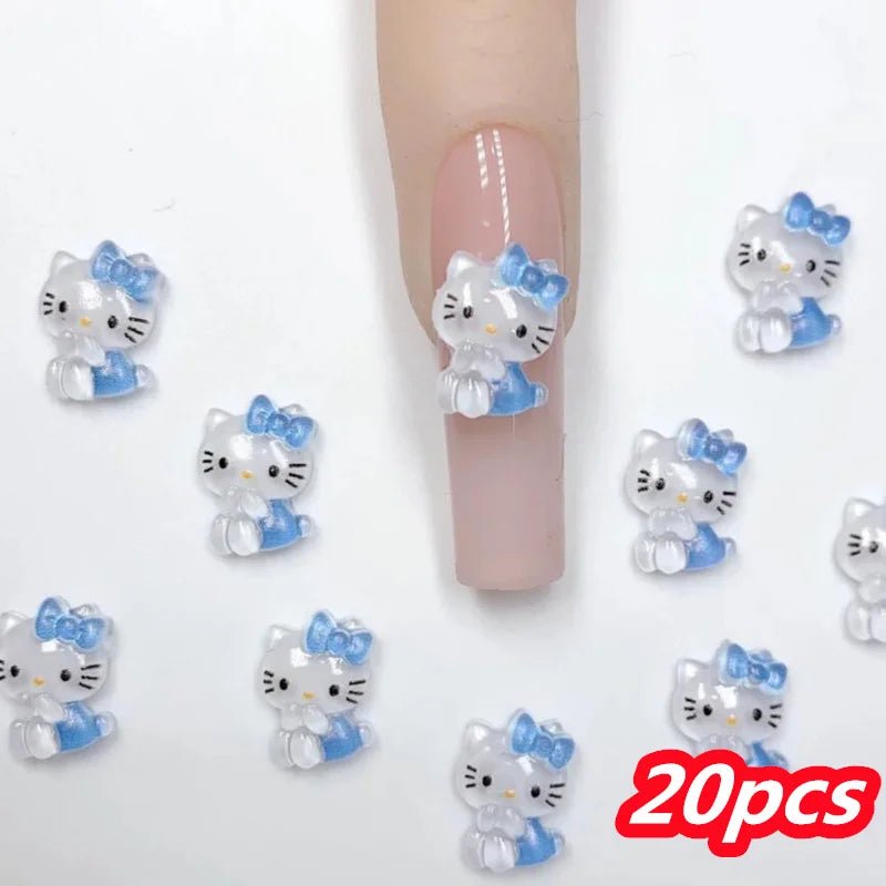 10Pcs 3D Cartoon Characters Nail Art Decorations 🥹 - Pretty Espen$ive