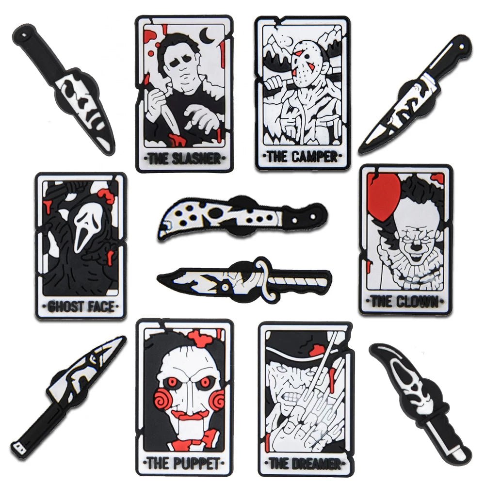 17pcs/SET Halloween Horror Movie Series for Shoe Charms ❤️‍🩹 - Pretty Espen$ive