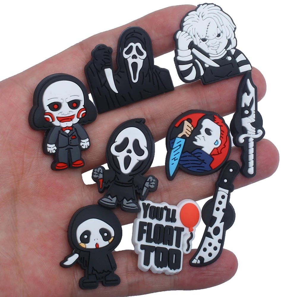 17pcs/SET Halloween Horror Movie Series for Shoe Charms ❤️‍🩹 - Pretty Espen$ive