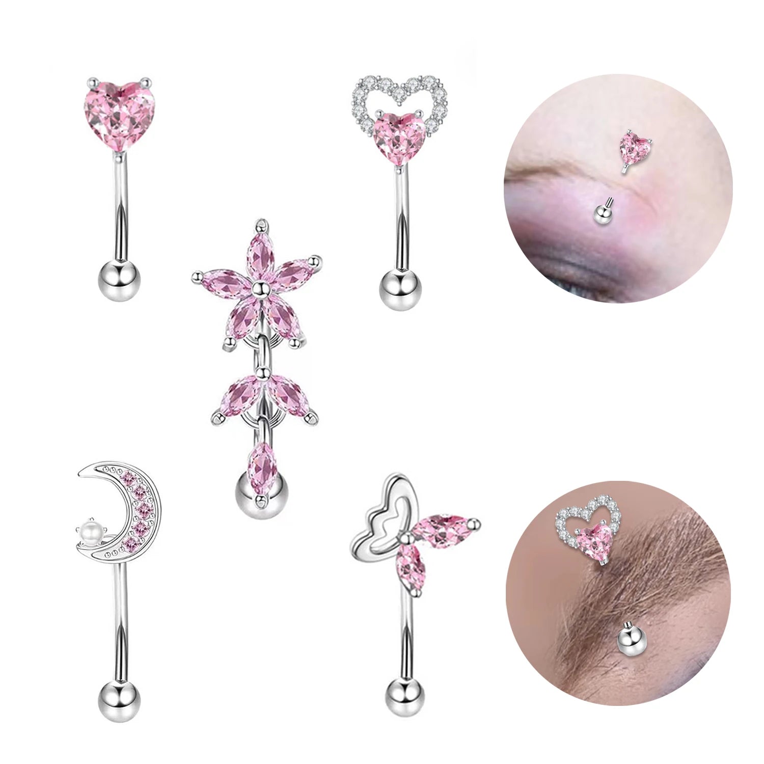 1PC Stainless Steel Multi-Purpose Piercing Ring - Pretty Espen$ive