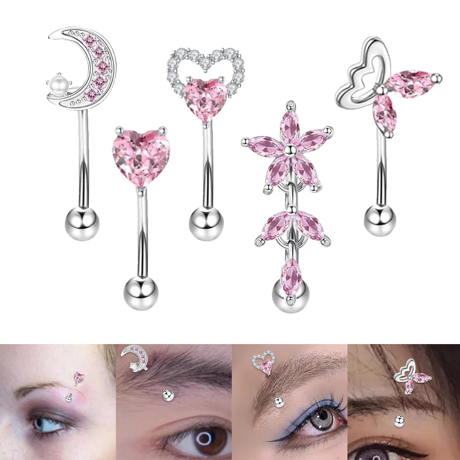 1PC Stainless Steel Multi-Purpose Piercing Ring - Pretty Espen$ive