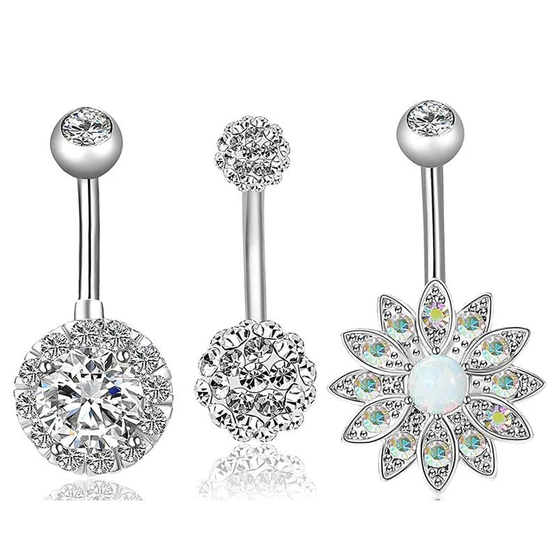 1Set Belly Piercings 💗 - Pretty Espen$ive