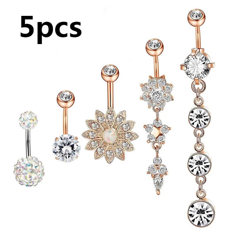 1Set Belly Piercings 💗 - Pretty Espen$ive