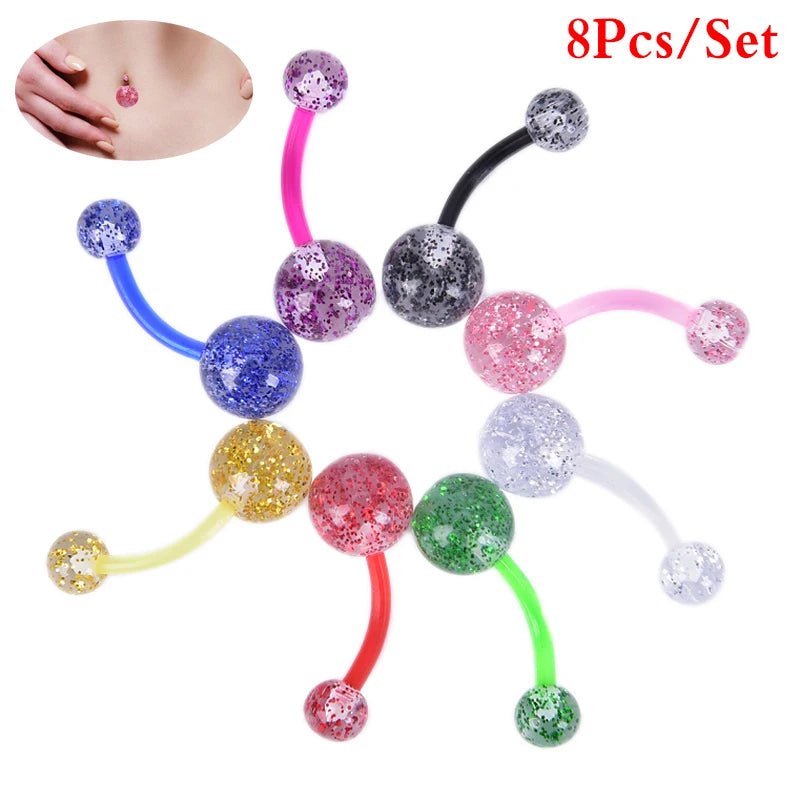1Set Belly Piercings 💗 - Pretty Espen$ive