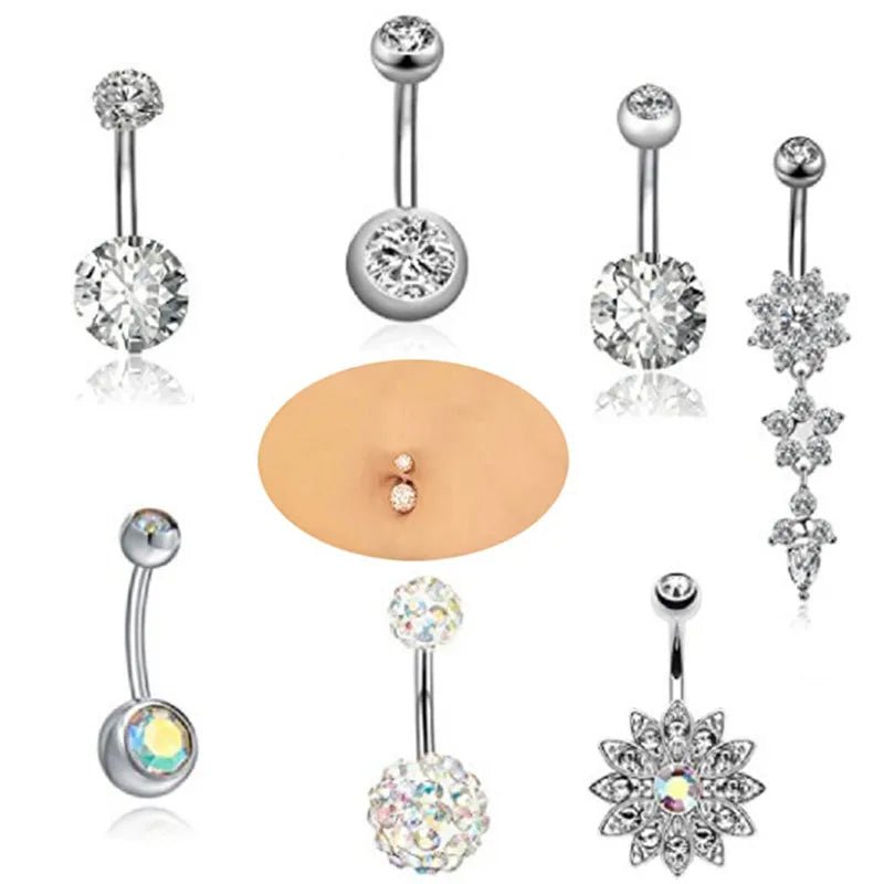 1Set Belly Piercings 💗 - Pretty Espen$ive
