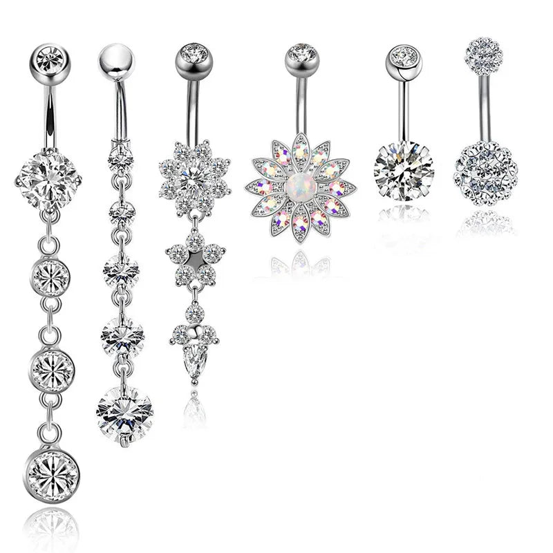 1Set Belly Piercings 💗 - Pretty Espen$ive